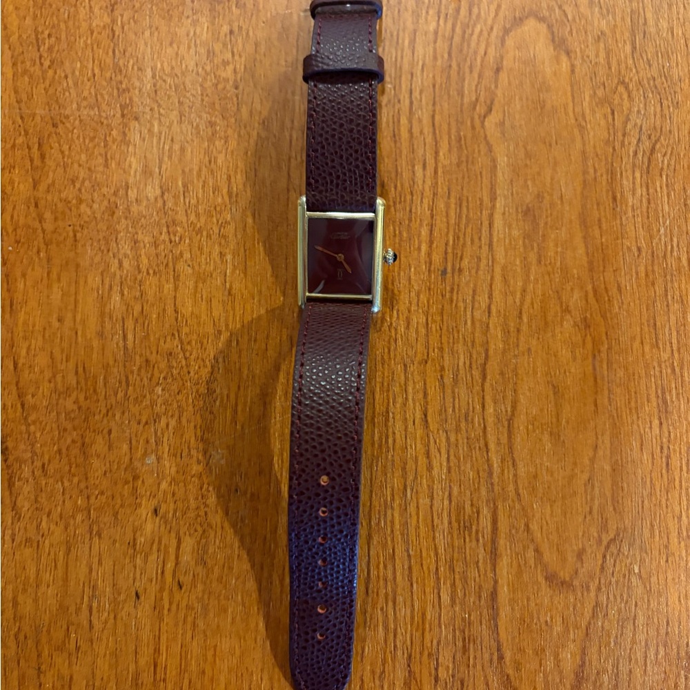 Cartier Tank Must vintage 1970s square watch — REFURBISHED, GREAT CONDITION